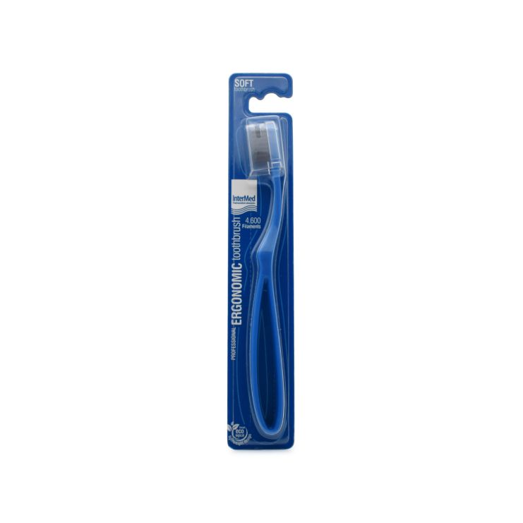 Intermed Professional Ergonomic Toothbrush Soft Blue 1 pcs