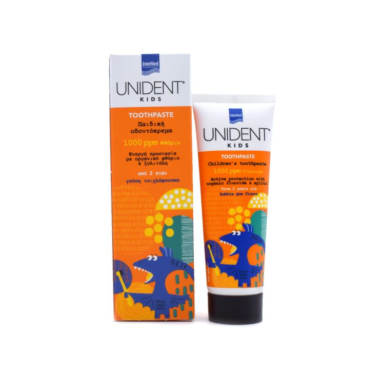 Intermed Unident Kids Toothpaste 1000ppm from 2 years 50ml 