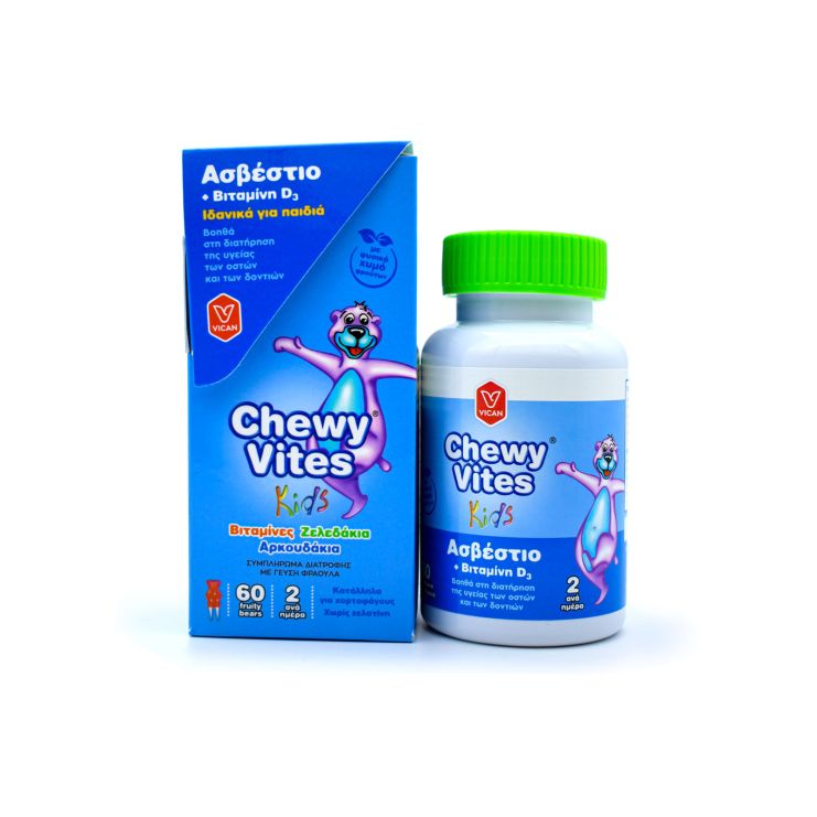 Vican Chewy Vites Ασβέστιο & Βιταμίνη D3  60 ζελεδάκια
