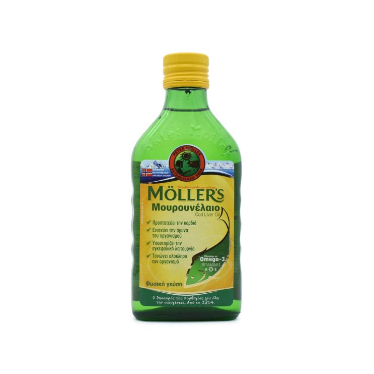 Moller's Cod Liver Oil Φυσική Γεύση  250ml