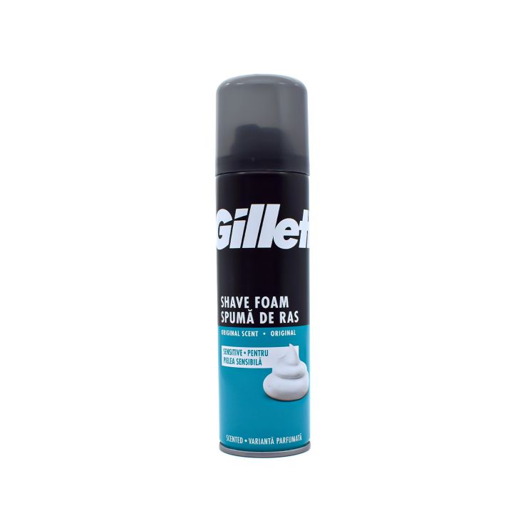 Gillette Shave Foam Αφρός Ξυρίσματος για Ευαίσθητες Επιδερμίδες 200ml