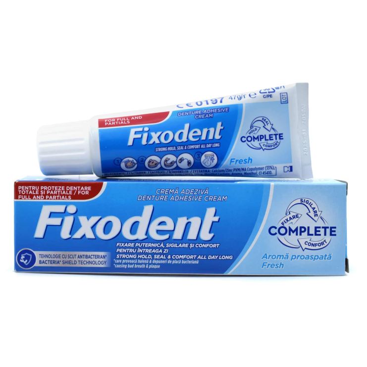 Fixodent Complete Fresh Denture Adhesive 47g 