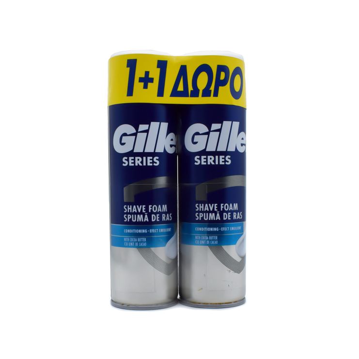 Gillette Series Conditioning Αφρός Ξυρίσματος 2 x 250ml