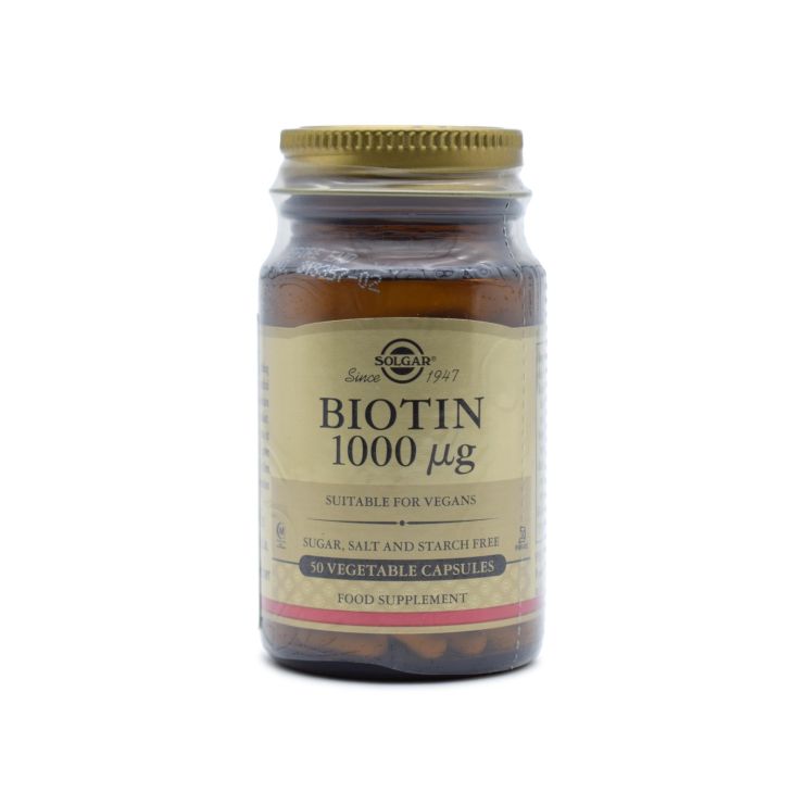Solgar Biotin 1000μg 50 φυτικές κάψουλες