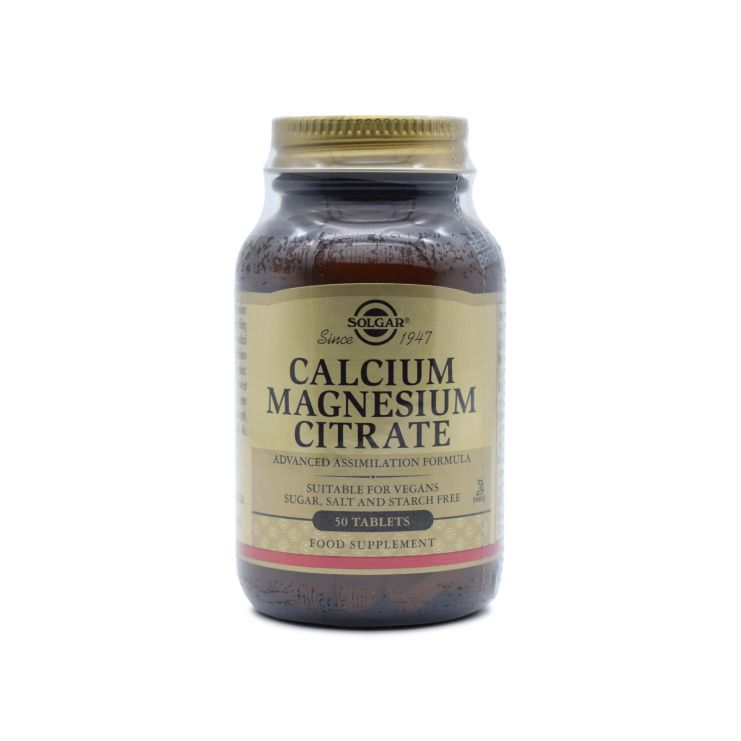  Solgar Calcium Magnesium Citrate 50 tabs
