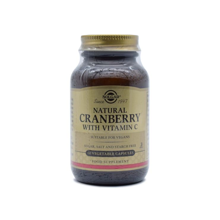  Solgar Cranberry Extract with Vitamin C 60 φυτικές κάψουλες