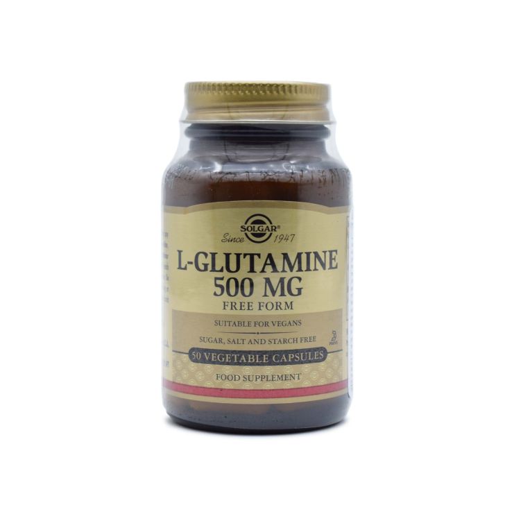 Solgar L-Glutamine 500mg 50 vegetable caps