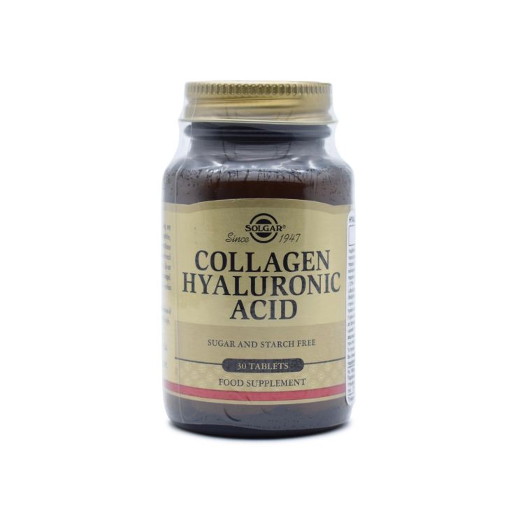 Solgar Collagen Hyaluronic Acid 30 ταμπλέτες