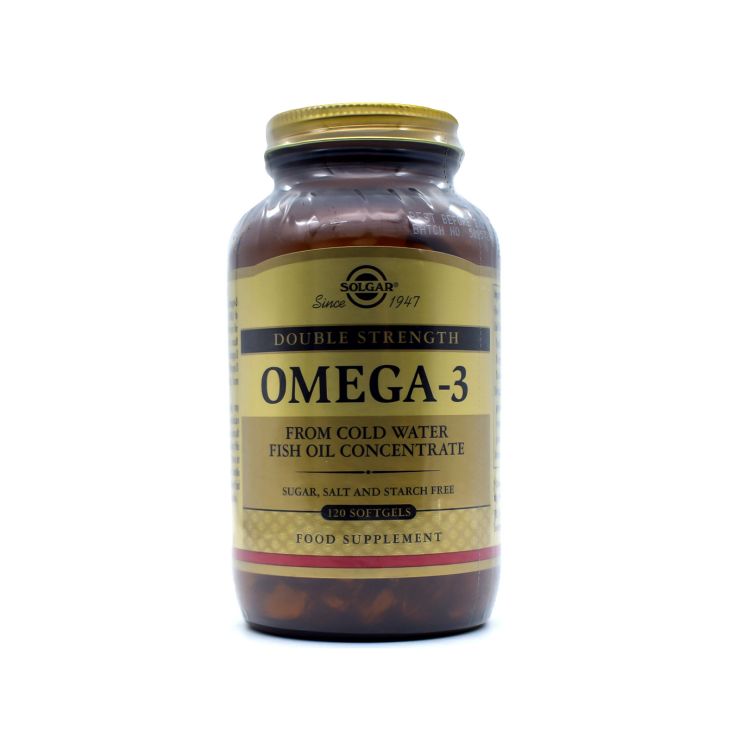 Solgar Omega-3 Double Strength 120 μαλακές κάψουλες