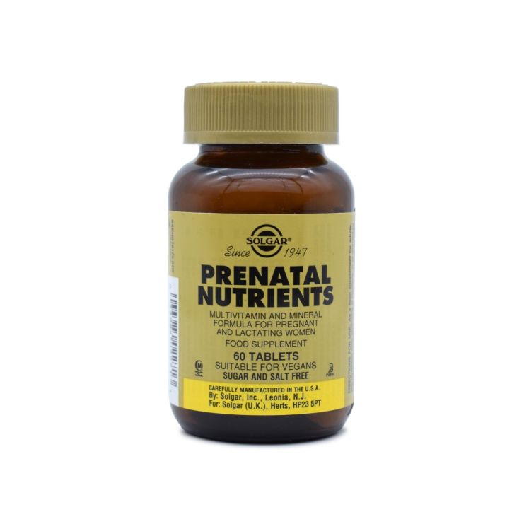  Solgar Prenatal Nutrients 60 tabs