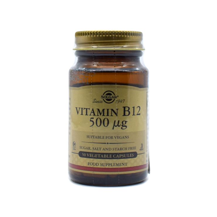 Solgar Vitamin B12 500μg 50 κάψουλες 