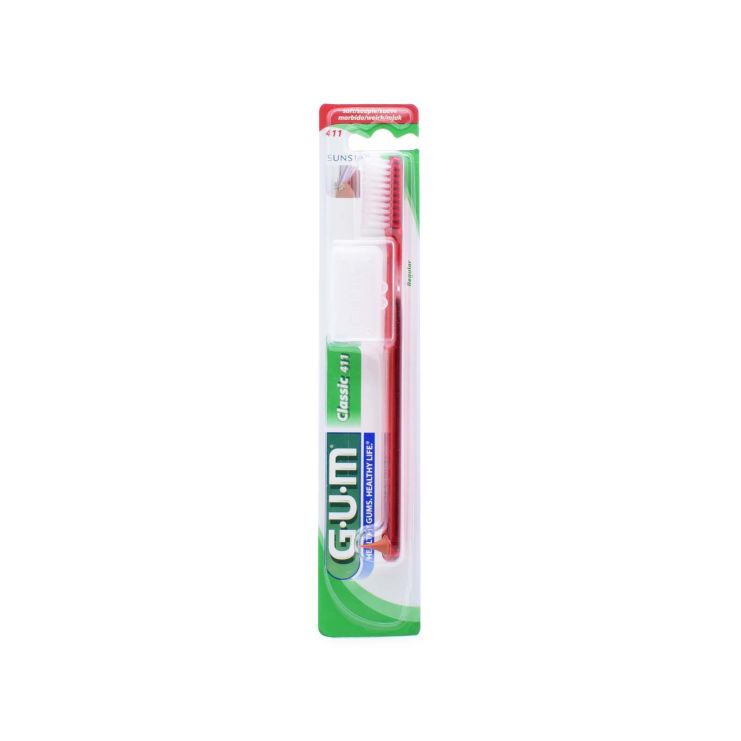 Sunstar Gum Toothbrush 411 Classic Soft Red 070942004114