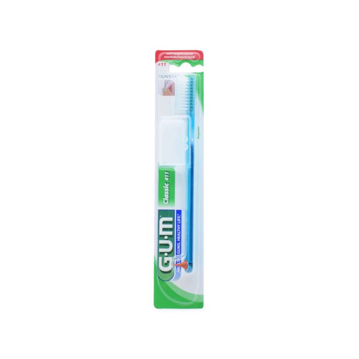 Sunstar Gum Toothbrush 411 Classic Soft Light Blue 070942004114
