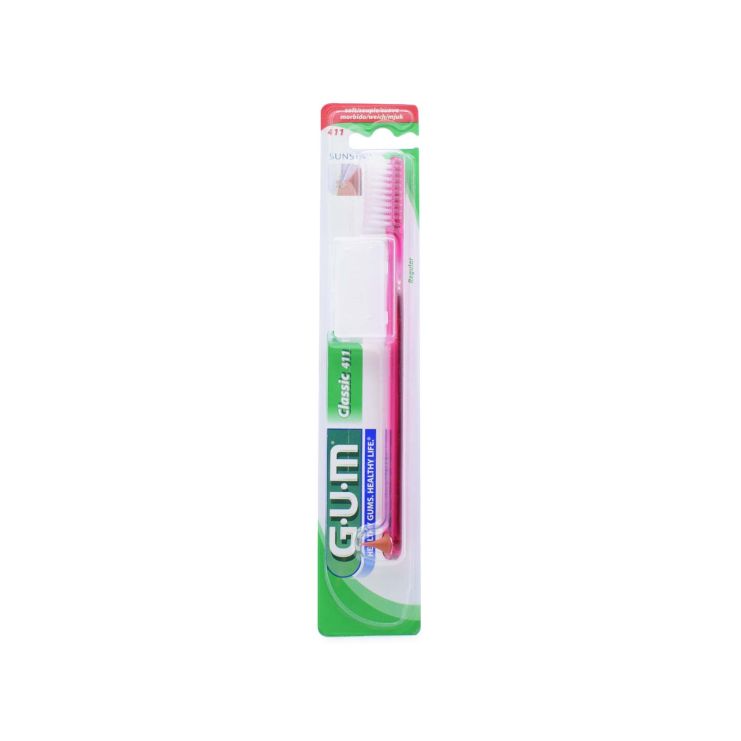 Sunstar Gum Toothbrush 411 Classic Soft Pink 070942004114