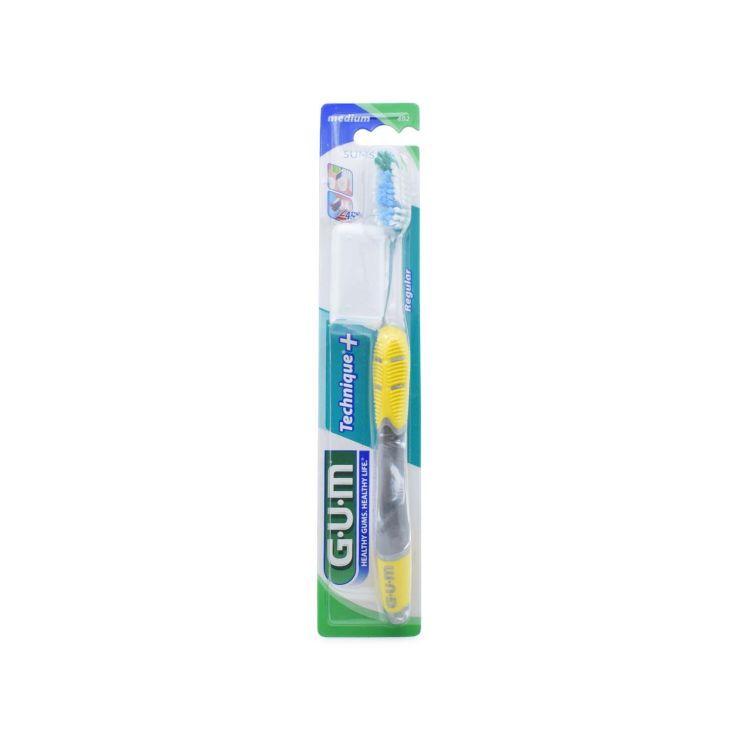 Sunstar Gum Toothbrush Technique+ Medium Yellow 070942121613