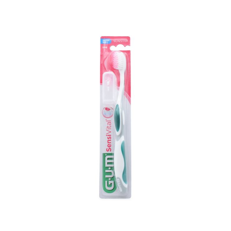 Sunstar Gum SensiVital Toothbrush Ultra Soft 509 Green 070942123518