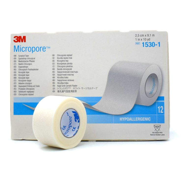 3M Micropore 2.5cm x 9,14m 1 tape