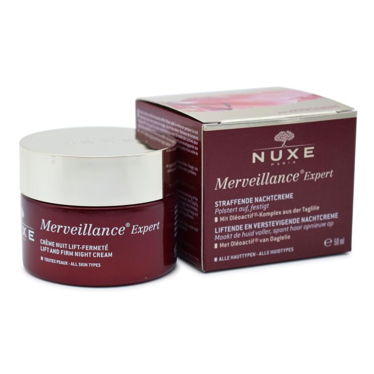Nuxe Merveillance Expert Lift & Night Lift Cream Kρέμα Νύχτας για Ορατές Ρυτίδες  για Όλους τους Τύπους Επιδερμίδας 50ml