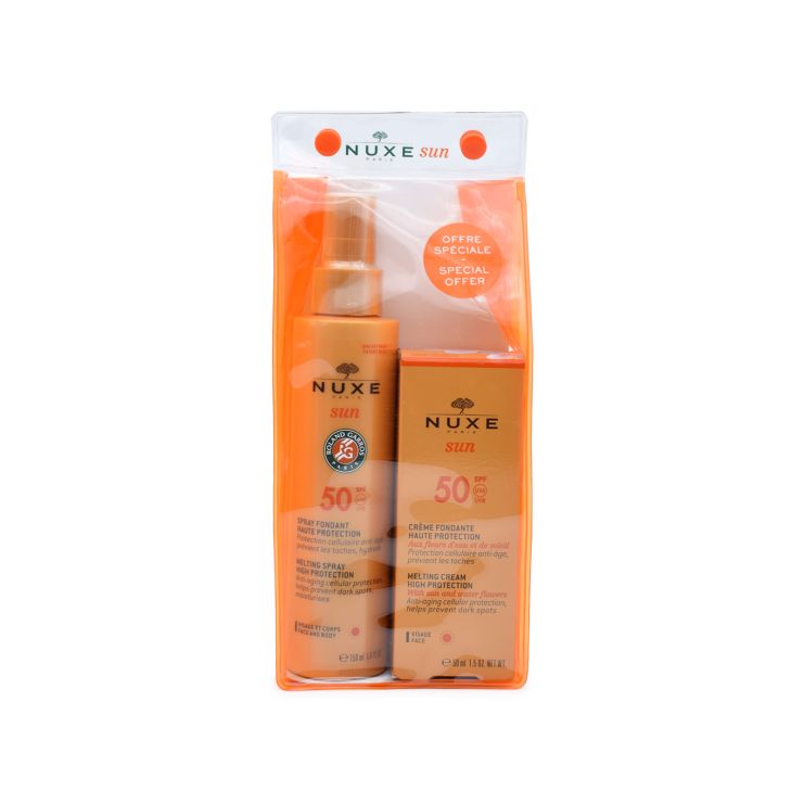 Nuxe Sun Melting Cream High Protection SPF50 50ml & Sun Melting Spray High Protection SPF50 150ml
