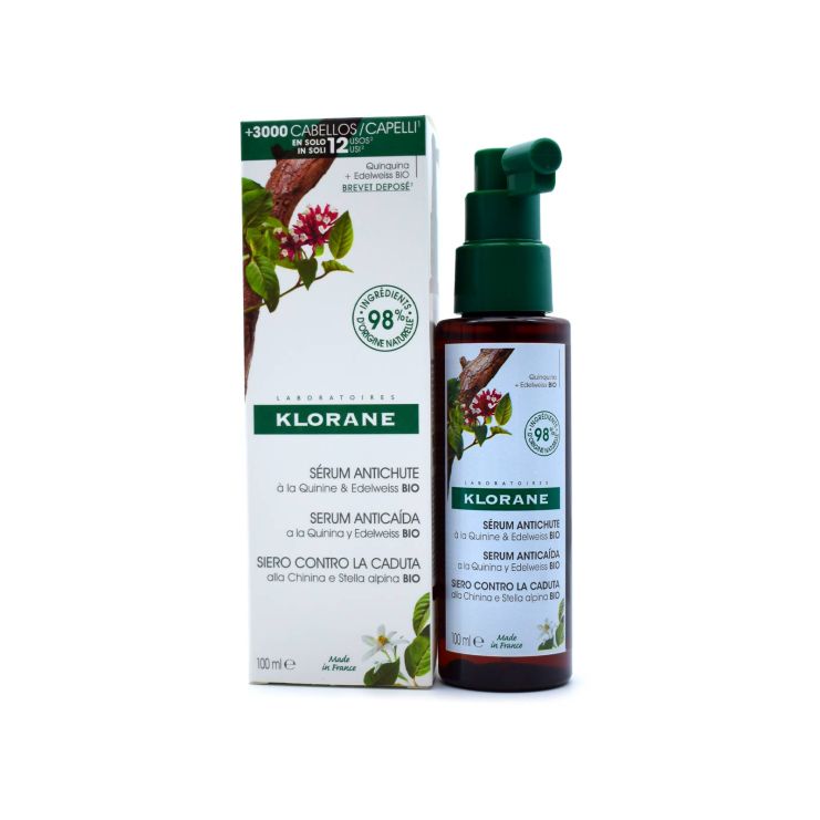 Klorane Anti Hair Loss Serum with Quinine & Edelweiss Organic 100ml