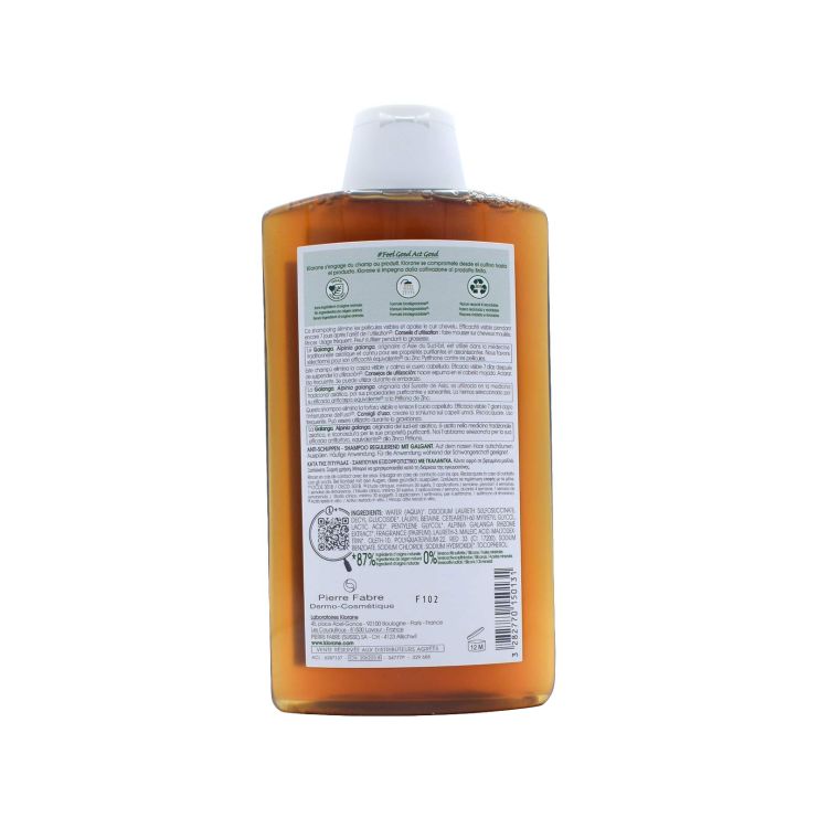 Klorane Shampoo with Alpinia Galanga Rebalancing Anti-Dandruff 400ml