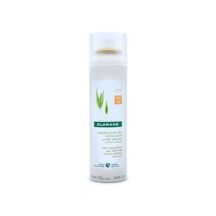 Klorane Dry Shampoo with Oat Milk Ultra-Gentle Dark Hair 150ml