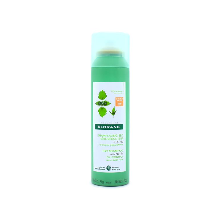 Klorane Dry Shampoo με Τσουκνίδα για Λιπαρά Σκούρα Μαλλιά 150ml