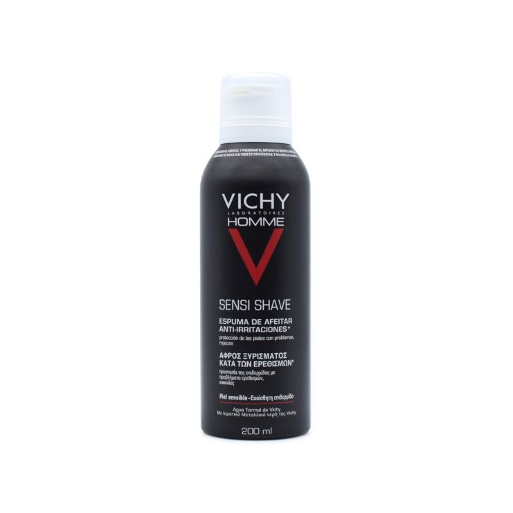 Vichy Homme Shaving Foam Anti-Irritation Αφρός Ξυρίσματος Κατά Των Ερεθισμών 200ml