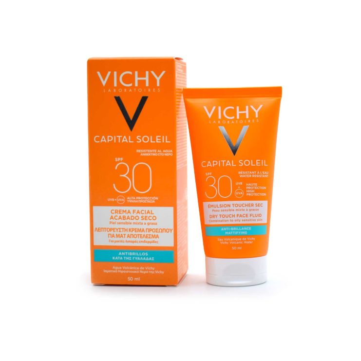 Vichy Capital Soleil Dry Touch Face Fluid SPF30 Ματ Αποτέλεσμα 50ml