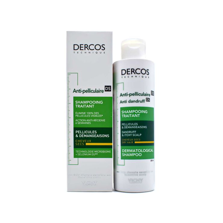  Vichy Dercos Anti-Dandruff DS Advanced Action Shampoo for Dry Hair 200ml