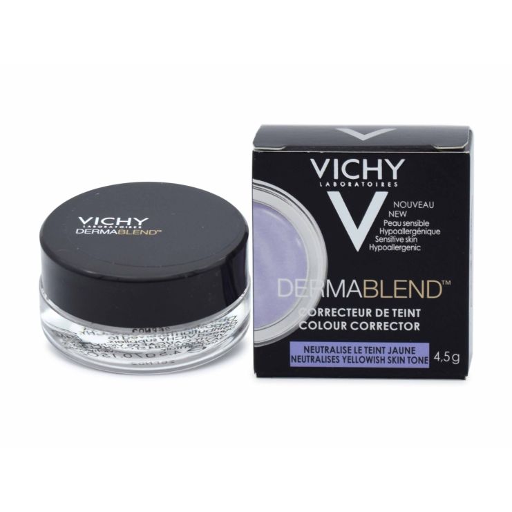 Vichy Dermablend Colour Corrector Neutralises Yellowish Skin Tone Μωβ Κονσίλερ 4,5gr