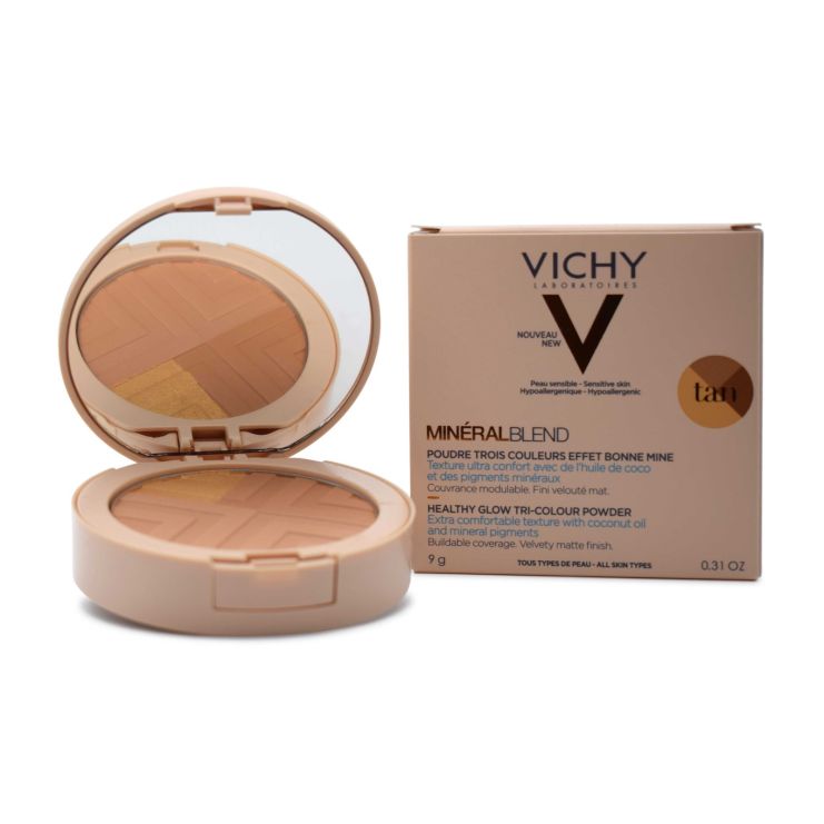 Vichy Mineral Blend Τρίχρωμη Πούδρα Για Λάμψη Tan 9g