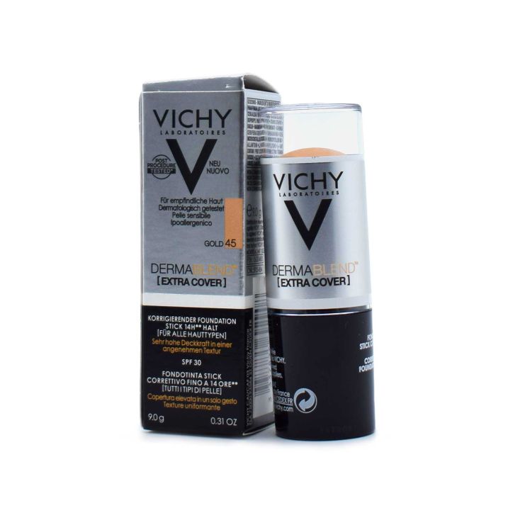 Vichy Dermablend Extra Cover Corrective Stick Foundation SPF30 45 Gold 9 gr