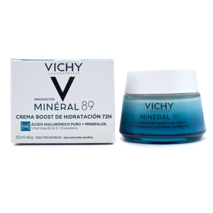 Vichy Mineral 89 72H Moisture Boosting Cream Κρέμα Προσώπου για Ενυδάτωση Ελαφριάς Υφής 50ml