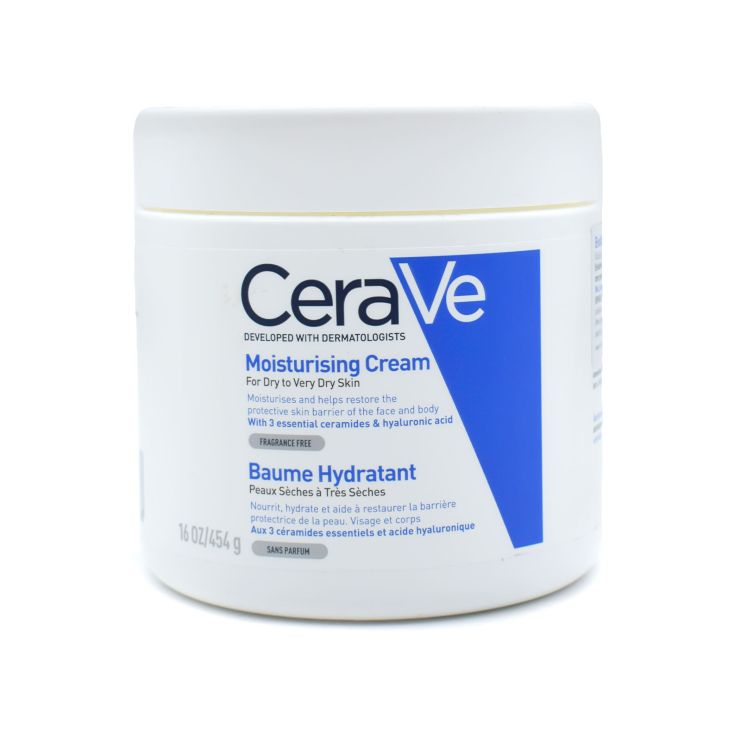 Cerave Moisturising Cream Ενυδατική Κρέμα Προσώπου & Σώματος Ξηρή Πολύ Ξηρή Επιδερμίδα 454gr