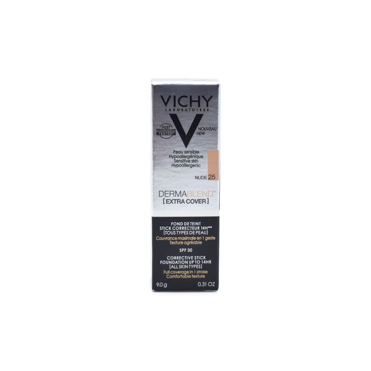 Vichy Dermablend Extra Cover Corrective Stick Foundation SPF30 25 Nude 9 gr