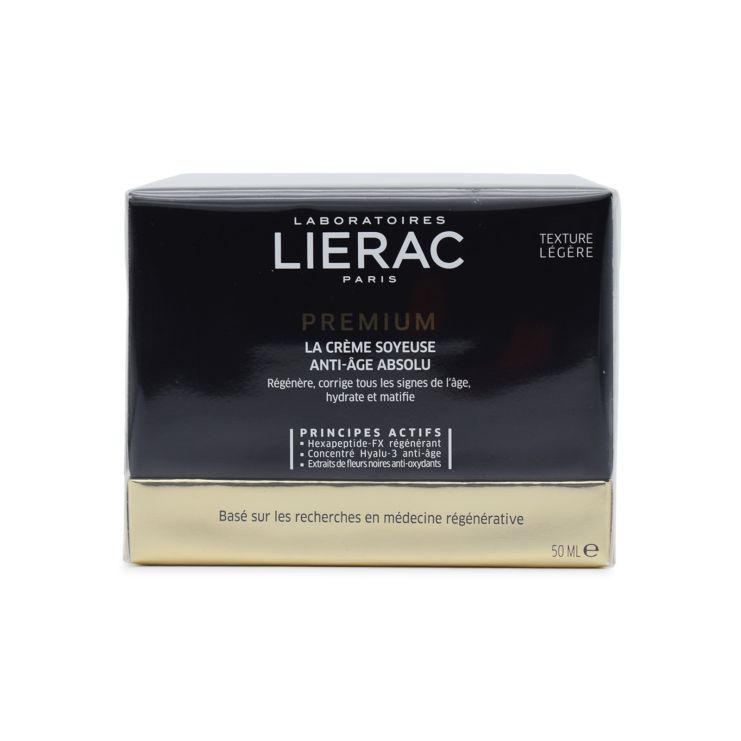 Lierac Premium La Creme Soyeuse Απόλυτη Αντιγήρανση Ελαφριάς Υφής 50ml