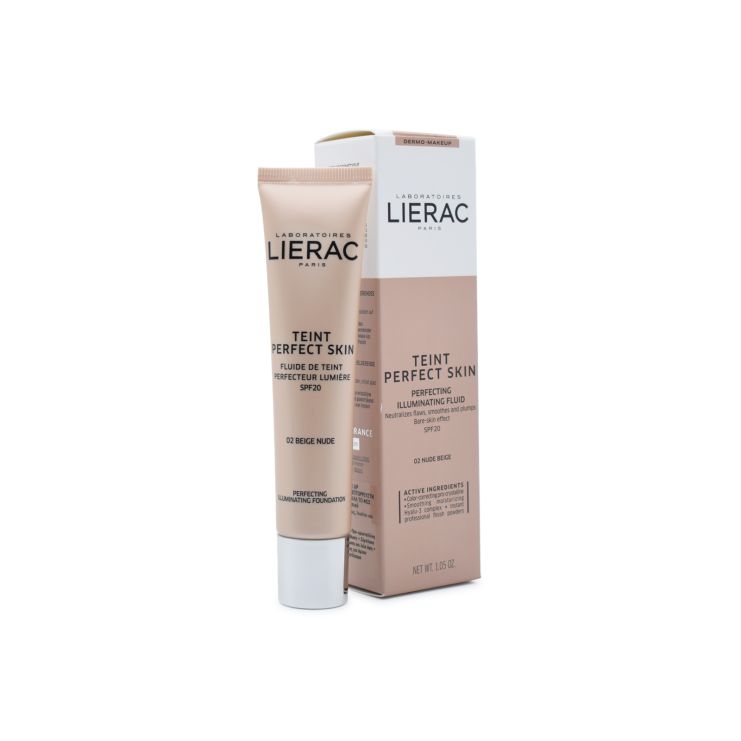 Lierac Teint Perfect Skin Perfecting Illuminating Foundation SPF20 02 Nude Beige 30ml