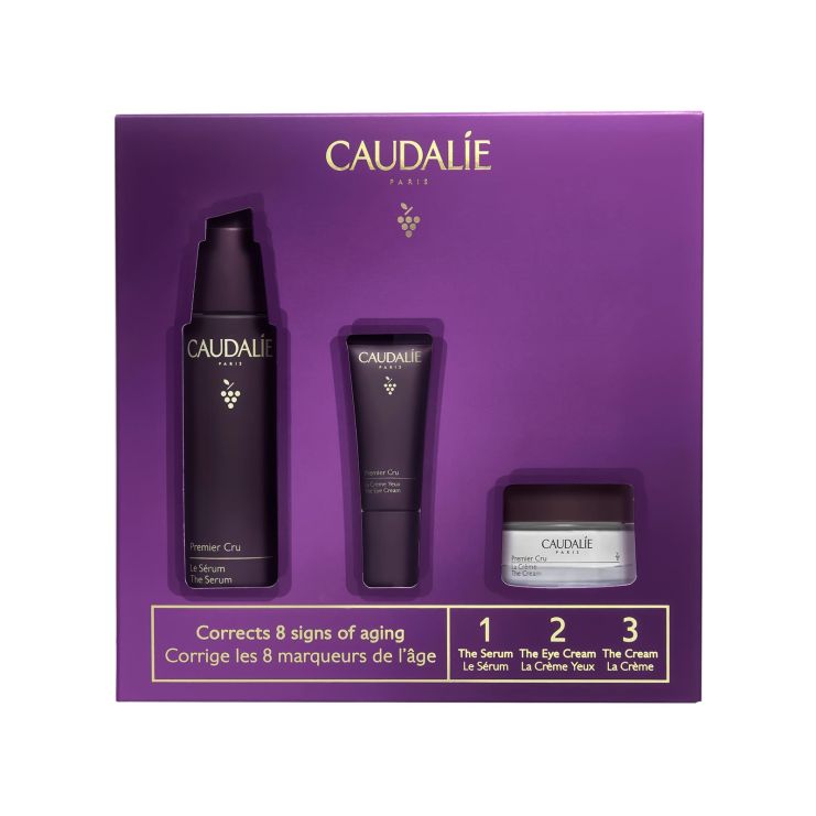 Caudalie Premier Cru Global Anti-Ageing με The Serum 30ml & The Eye Cream 5ml &  The Cream 15ml