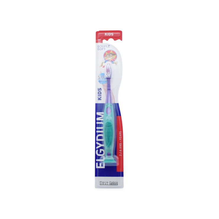 Elgydium Toothbrush Kids Souple Soft 2-6 years Purple 1 pcs 3577056001444