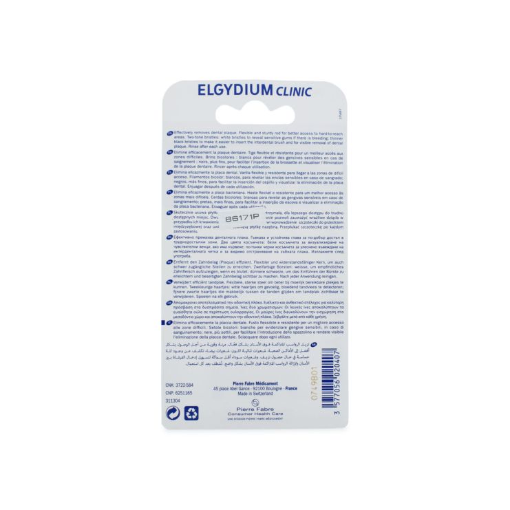 Elgydium Mono Compact 0.4 Μπλέ 4 τμχ