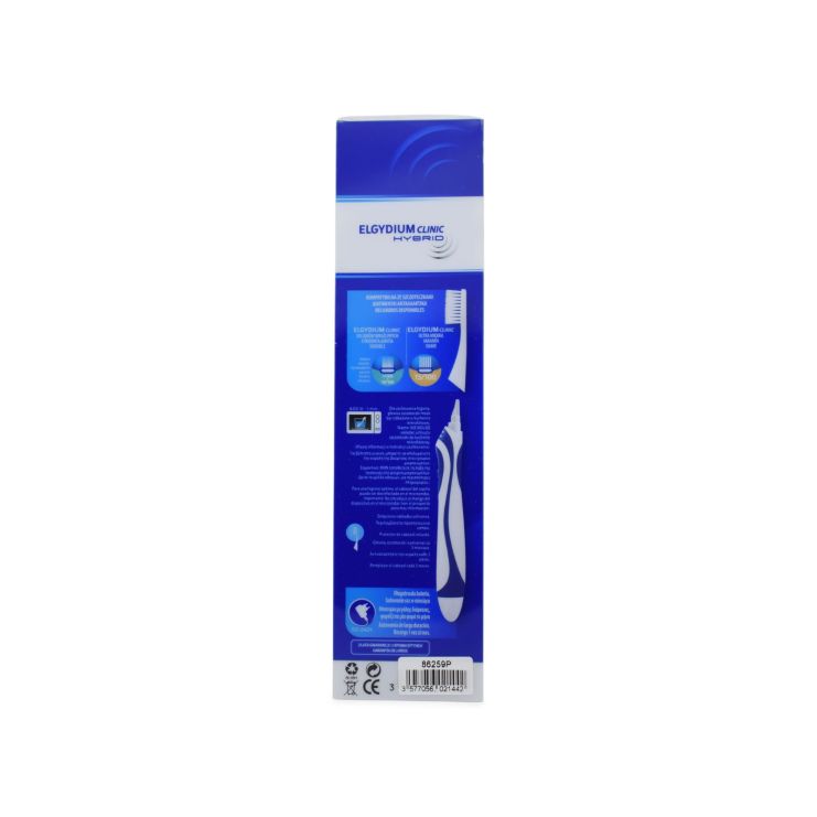 Elgydium Clinic Hybrid Toothbrush Blue 1 unit