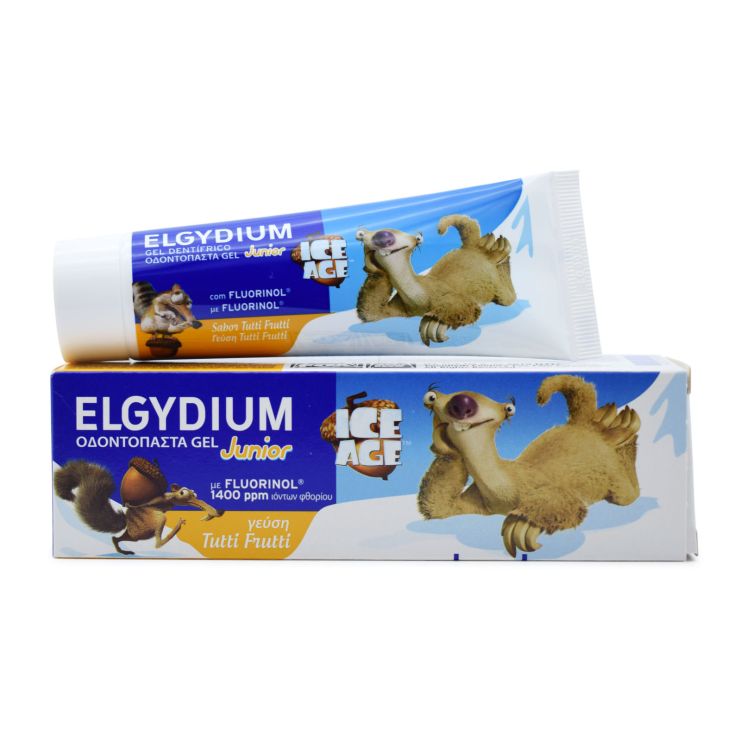 Elgydium Toothpaste Junior 7-12 ετών Ice Age Tutti Frutti 50ml