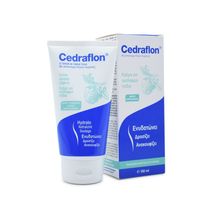 Cedraflon Cream  για Ανάλαφρα Πόδια με Απόσταγμα Κίτρου Κορσικής 150ml