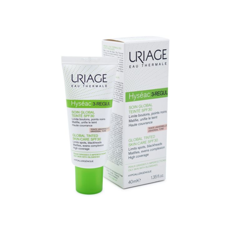 Uriage Hyseac 3-Regul Ολοκληρωμένη Περιποίηση Δέρματος με Χρώμα και SPF30 40ml