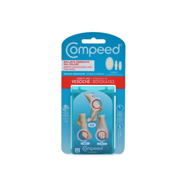 Compeed Blister Pads for Immediate Relief and Quick Healing 5 Pads 