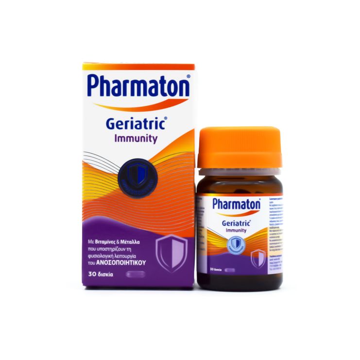 Pharmaton Geriatric Immunity Πολυβιταμίνη για το Ανοσοποιητικό 30 δισκία