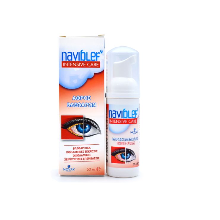 Novax Pharma Naviblef Intensive Care Eyelid Foam 50ml