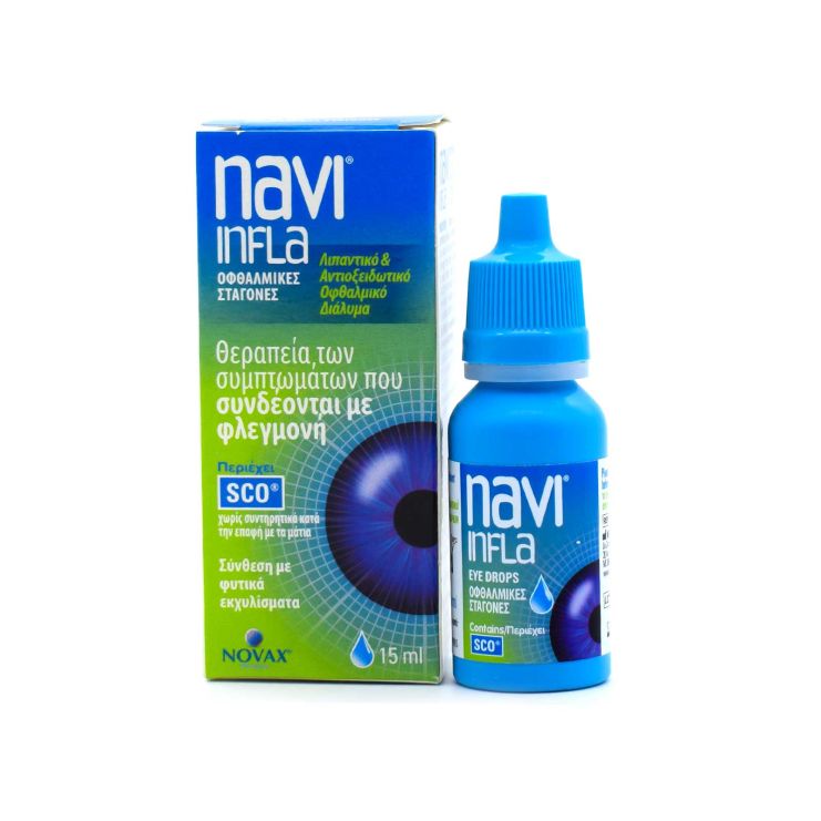 Novax Navi Infla Οφθαλμικές σταγόνες15ml