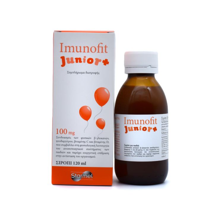 Starmel Imunofit Junior Συμπλήρωμα για την Ενίσχυση του Ανοσοποιητικού 100mg 120ml